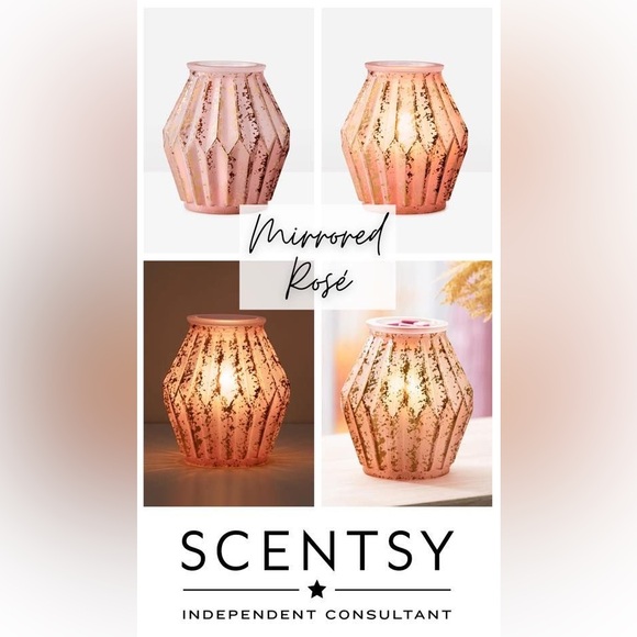 Scentsy Other - Scentsy Mirrored Rose Warmer